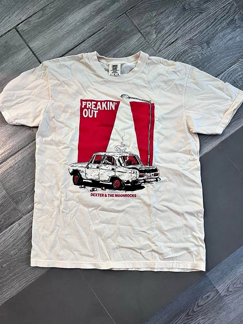 Dexter & The Moonrocks Freakin' Out tee shirt